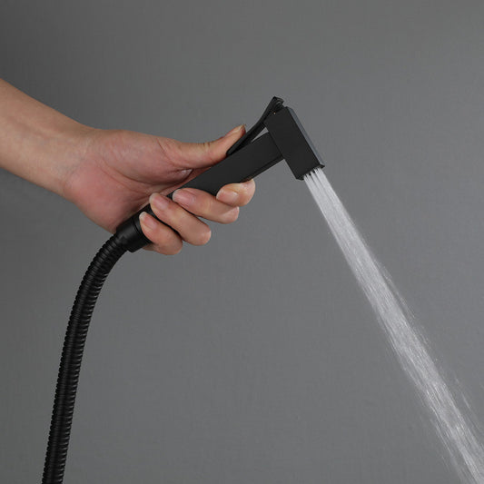 Handheld Portable Bidet Toilet Sprayer Set Pressurized Toilet Toilet Faucet Hot & Cold Water Shaft