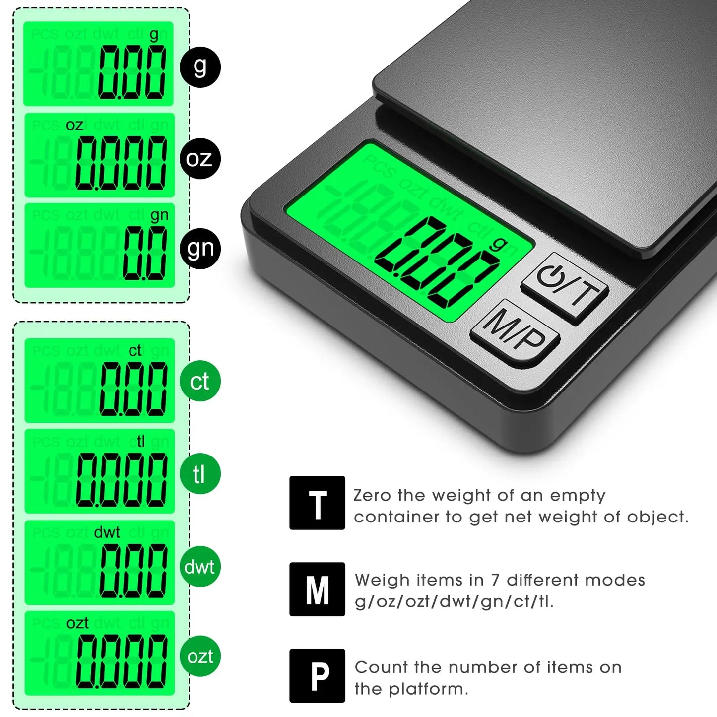 Newest Design Electronics Digital Jewelry Scale 0.01G Accuracy High Quality Digitalpocket Scale Mini Scale Tiny Scale