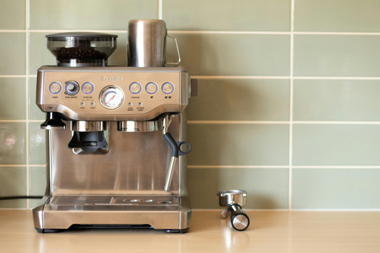 Everest Peak – Dual Boiler Espresso Machine & Integrated Grinder (Stainless Steel)